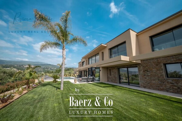 photo 3 OPIO: Contemporary in private estate with view of golf course and old village