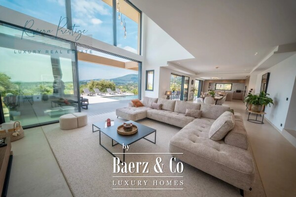 photo 6 OPIO: Contemporary in private estate with view of golf course and old village